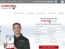 Tablet Screenshot of carchex.com